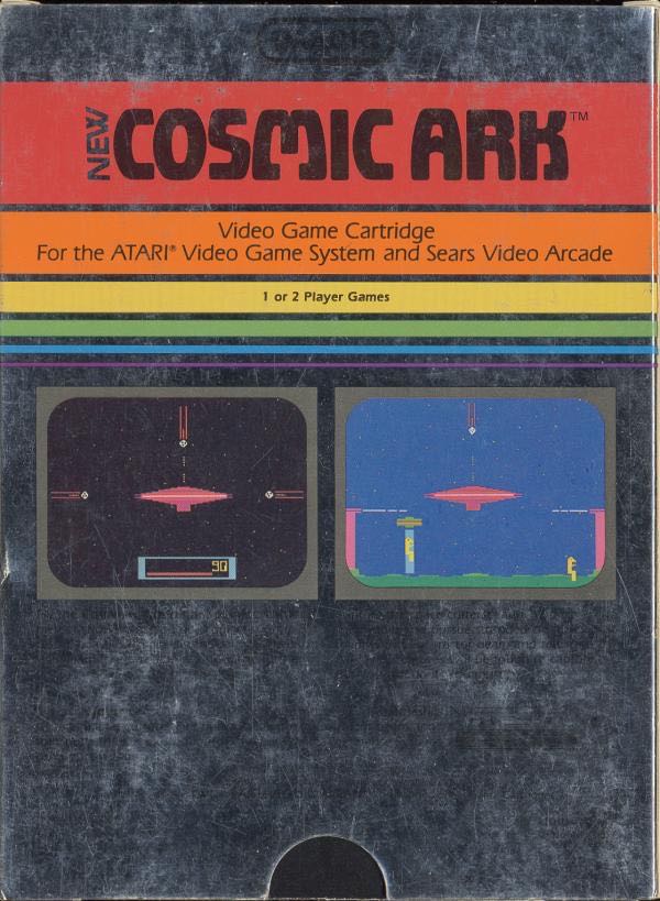 Cosmic Ark - Atari 2600 (Imagic) video game collectible - Main Image 2