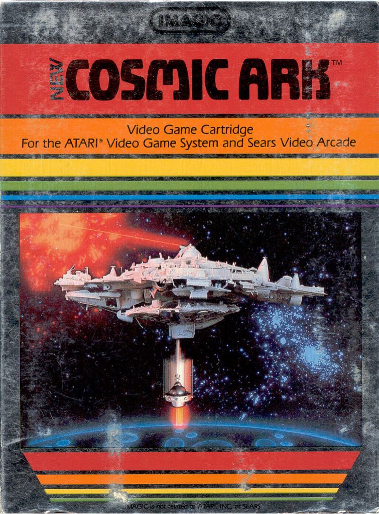 Cosmic Ark - Atari 2600 video game collectible - Main Image 1