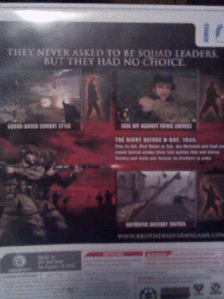 Brothers In Arms - Double Time - Nintendo Wii video game collectible - Main Image 2