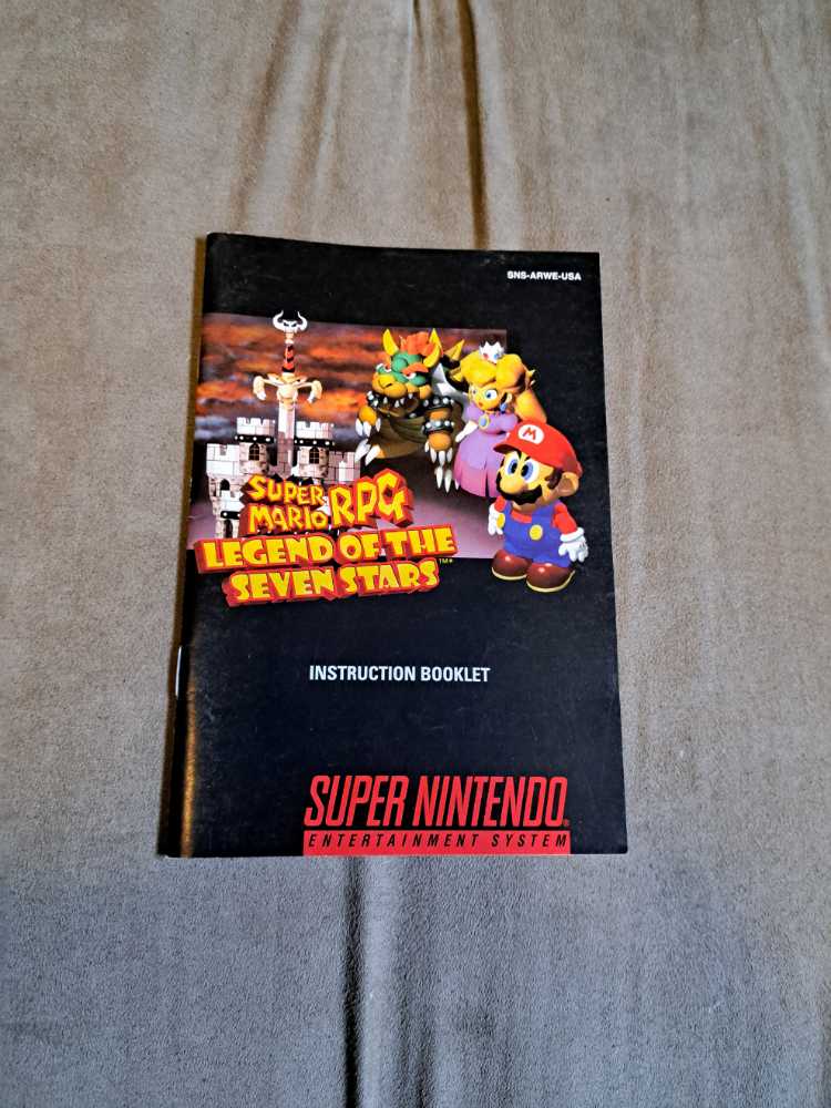 SNES: Super Mario RPG: Legend of the Seven Stars - Nintendo Super Nintendo Entertainment System (SNES) (Square) video game collectible - Main Image 2