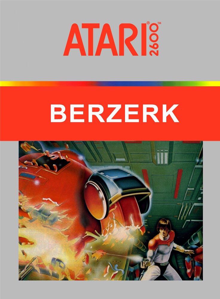 Berzerk - Atari 2600 video game collectible - Main Image 2