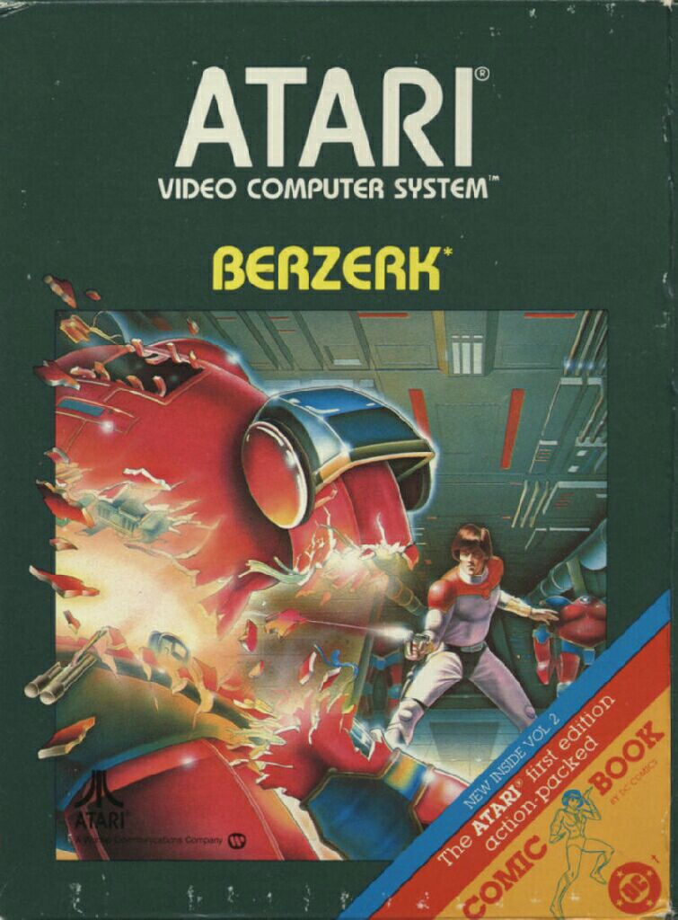 Berzerk - Atari 2600 video game collectible - Main Image 1