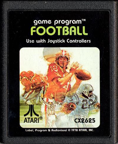 Football - Atari 2600 (Atari Inc. - 2) video game collectible - Main Image 3