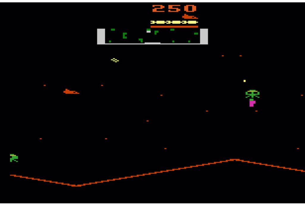 Defender 2 - Atari 2600 video game collectible - Main Image 2