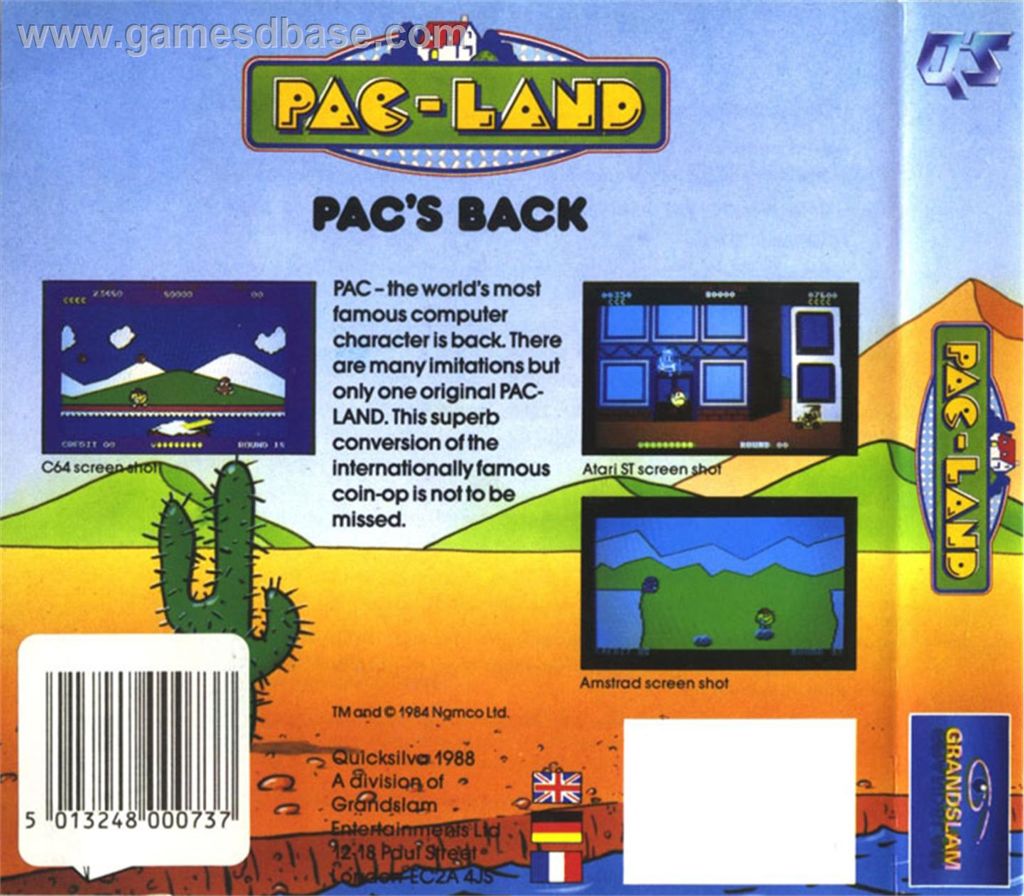 Pac-Land - NEC TurboGrafx-16 (Bandai Namco Entertainment) video game collectible - Main Image 2