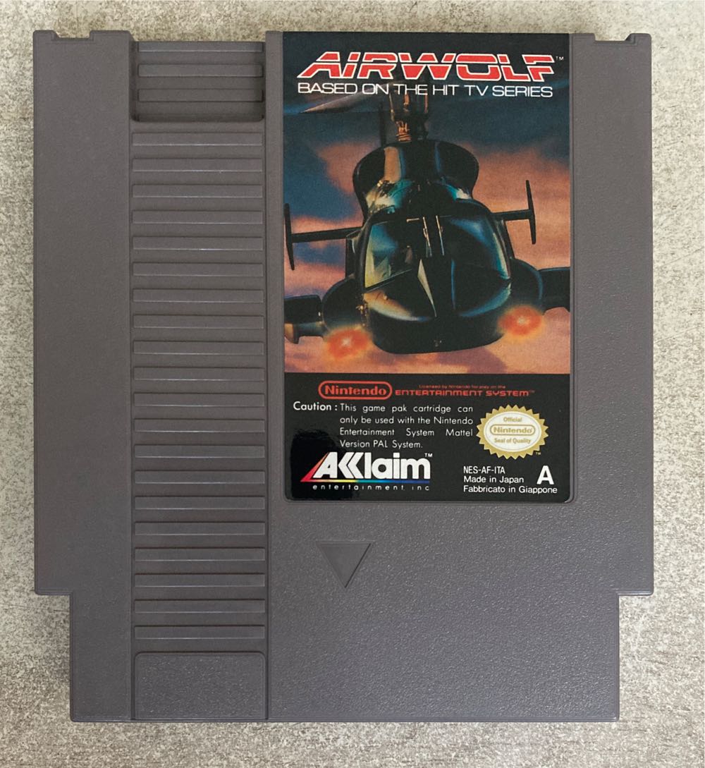Airwolf - Nintendo Entertainment System (NES) (Aklaim) video game collectible - Main Image 4