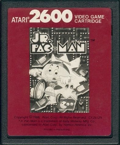 Jr. Pac-Man - Atari 2600 (Atari Corp. - 1) video game collectible - Main Image 3