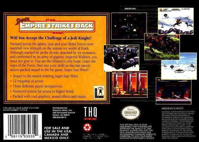 Star Wars: Empire Strikes Back - Nintendo Game Boy (LucasArts - 1) video game collectible [Barcode 008888120025] - Main Image 2