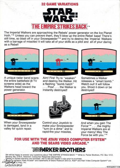 Star Wars: The Empire Strikes Back - Atari 2600 video game collectible - Main Image 2