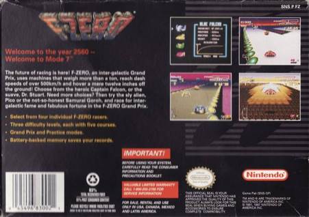 F-Zero X - Nintendo Wii U (Nintendo) video game collectible - Main Image 2