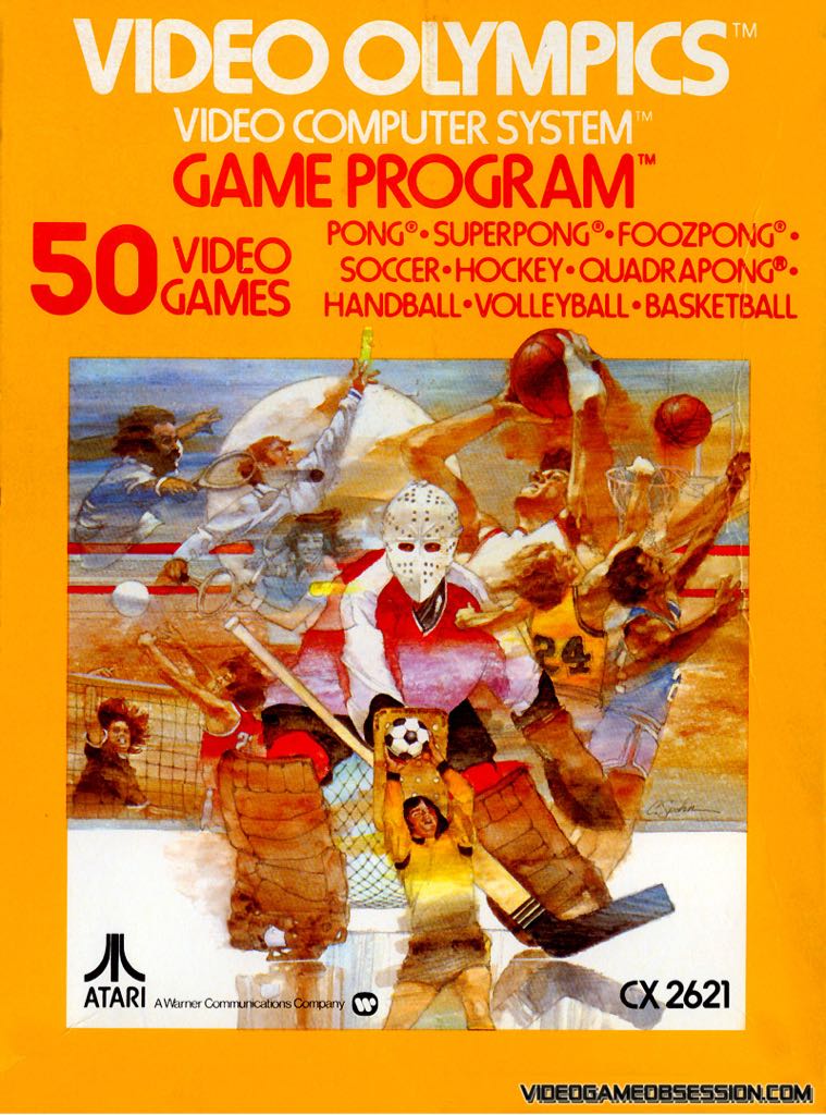 Video Olympics - Atari 2600 (Atari) video game collectible - Main Image 1