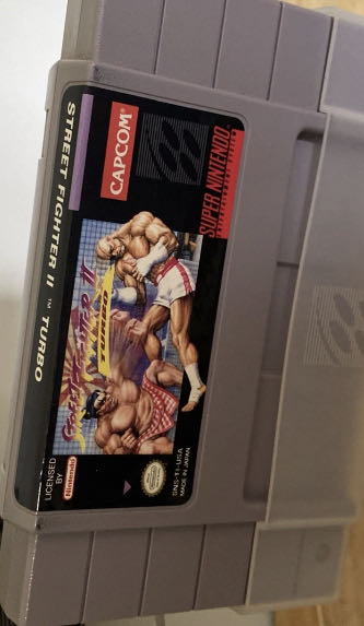 Street Fighter II Turbo - Nintendo Super Nintendo Entertainment System (SNES) (Capcom - 1-2) video game collectible - Main Image 4