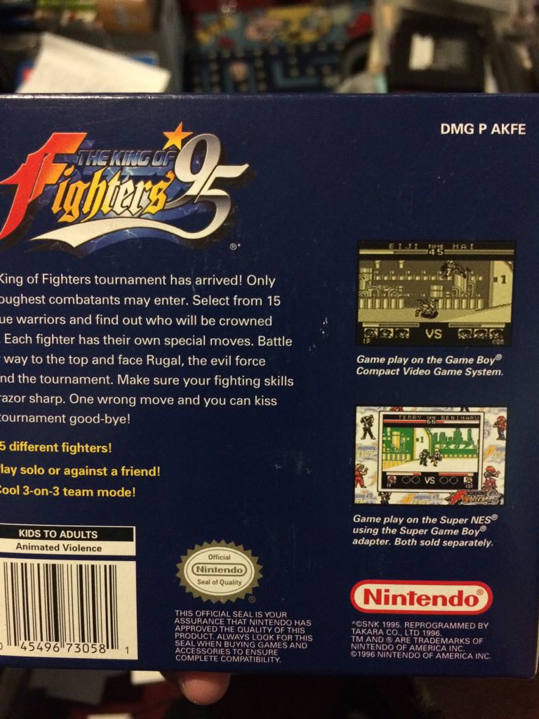 The King of Fighters ’95 - Nintendo Game Boy (Nintendo) video game collectible - Main Image 2