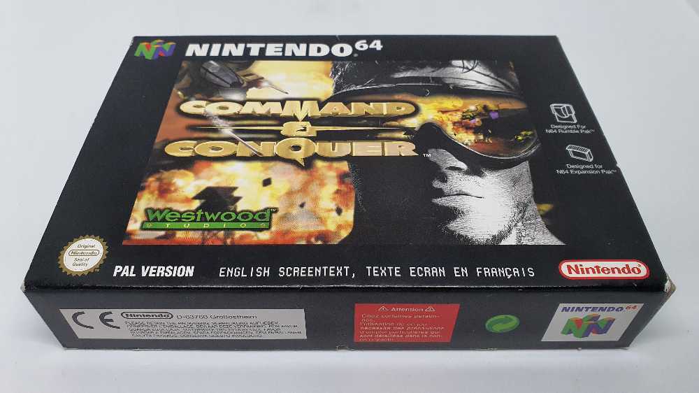 Command & Conquer - Nintendo 64 (N64) (Westwood Studios - 1) video game collectible [Barcode 045496870454] - Main Image 4