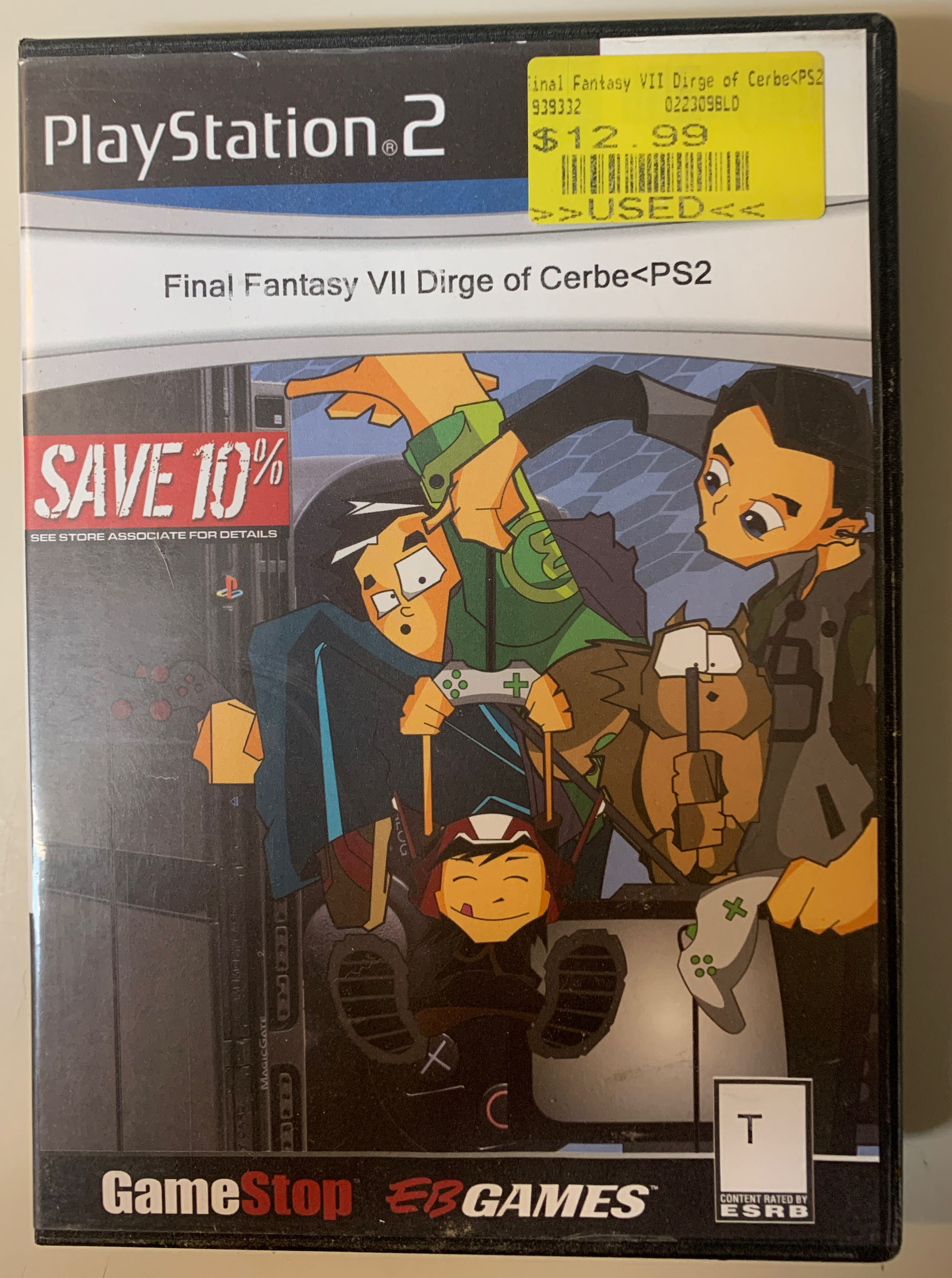Final Fantasy VII - Dirge of Cerberus - Sony PlayStation 2 (PS2) (Square Enix - 1) video game collectible [Barcode 5060121820418] - Main Image 2