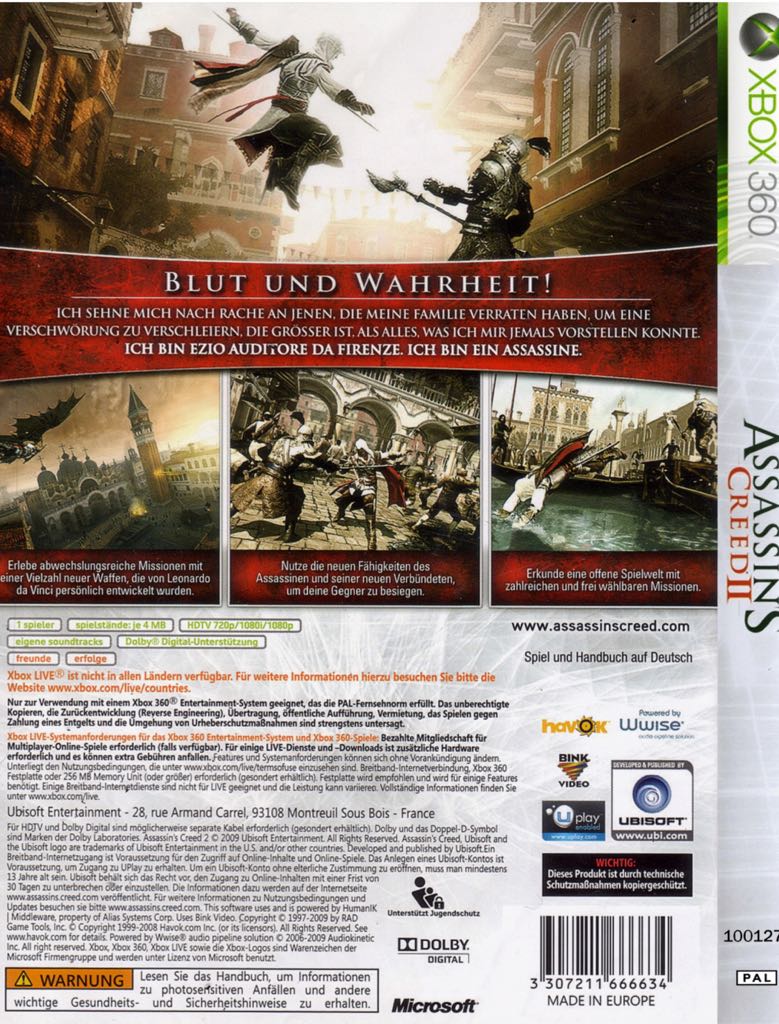 Assassin’s Creed 2 - Microsoft Xbox 360 video game collectible - Main Image 2