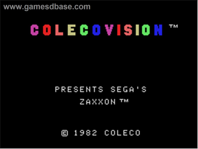 Zaxxon - Colecovision video game collectible - Main Image 1
