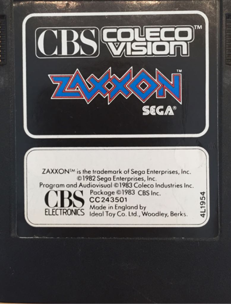 Zaxxon - Colecovision video game collectible - Main Image 1