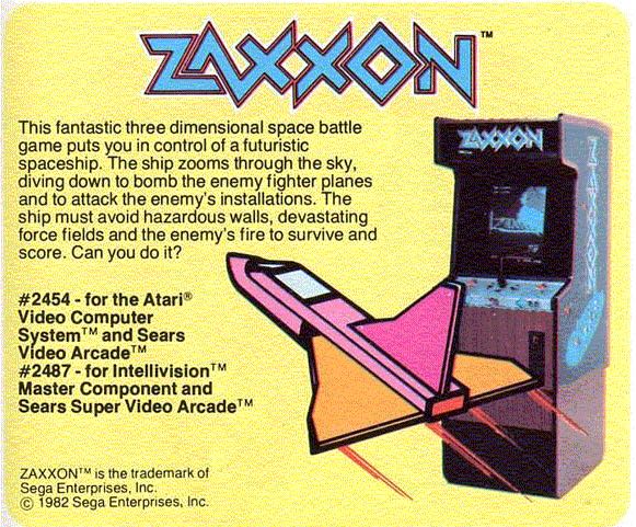 Zaxxon - Atari 2600 video game collectible - Main Image 2