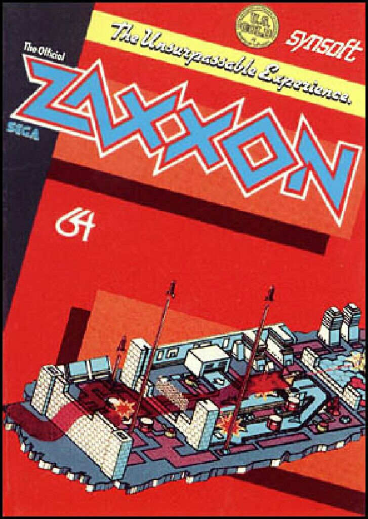 Zaxxon - Commodore 64 (Sega) video game collectible - Main Image 1