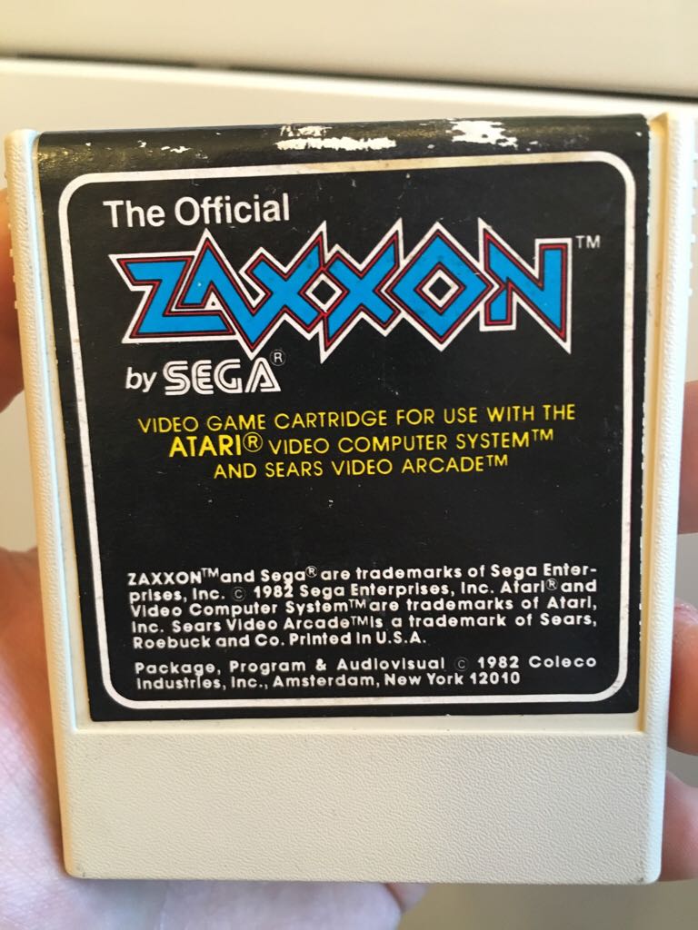 Zaxxon - Atari 2600 video game collectible - Main Image 1
