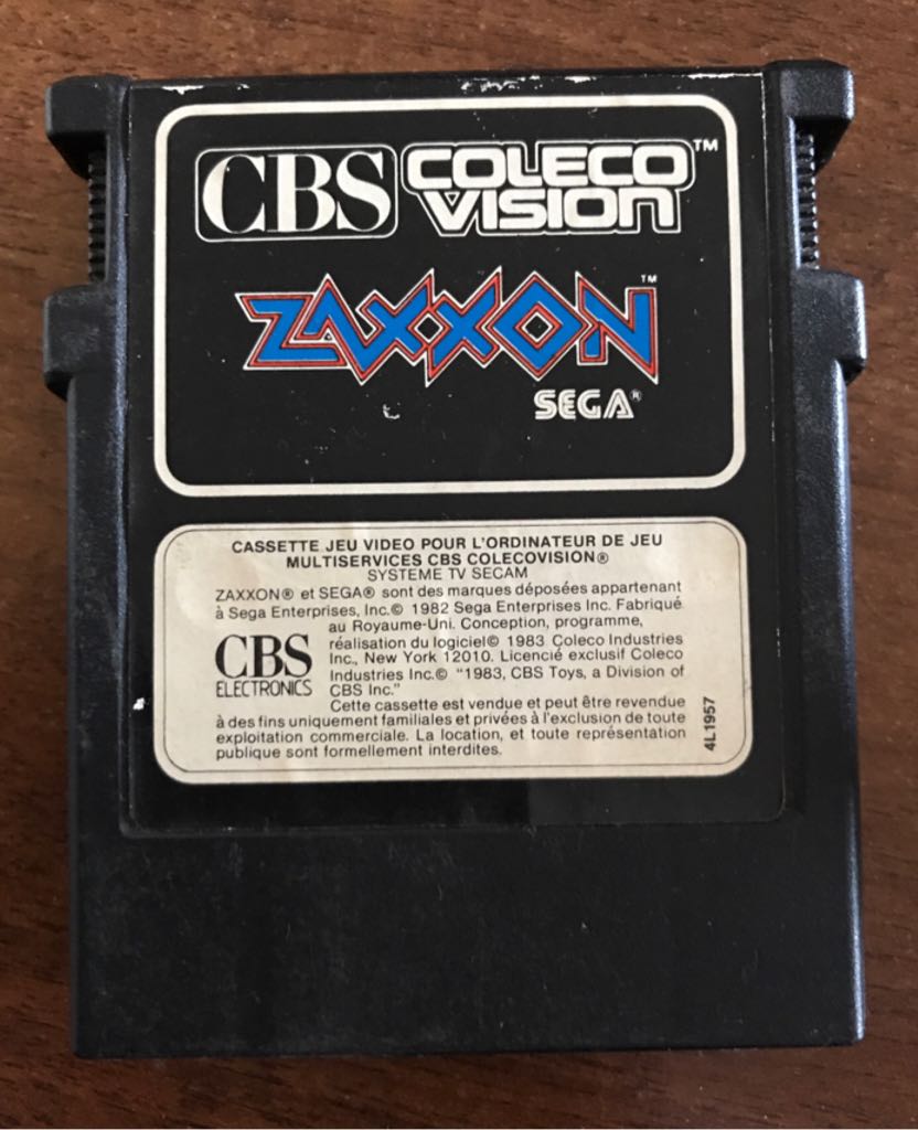 Zaxxon - Colecovision video game collectible - Main Image 1