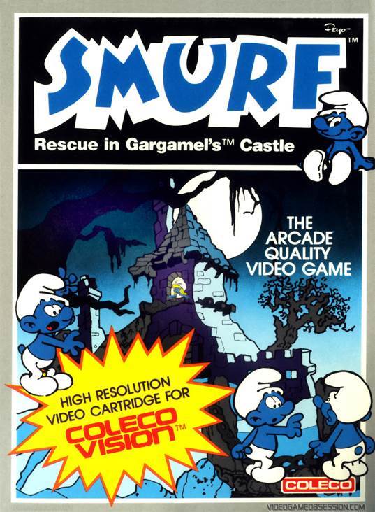 Smurf - Colecovision video game collectible - Main Image 1