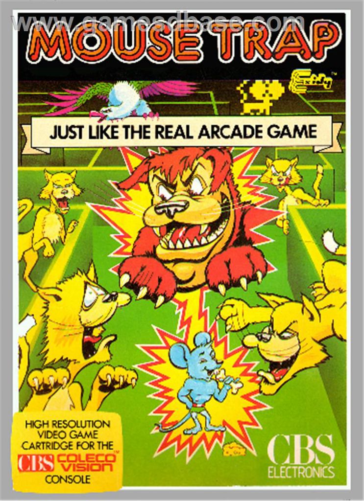 Mouse Trap - Colecovision video game collectible - Main Image 1