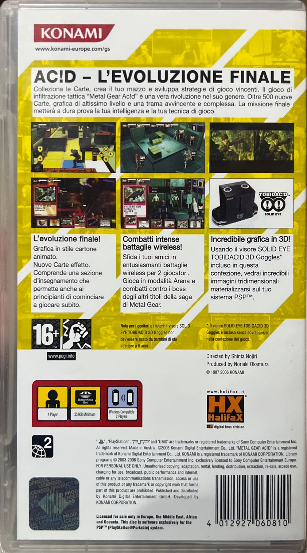 Metal Gear Ac!d 2 - Sony PlayStation Portable (PSP) (Konami Digital Entertainment - 1) video game collectible [Barcode 4012927060810] - Main Image 2