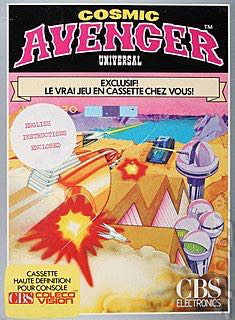 Cosmic Avenger - Colecovision video game collectible - Main Image 1
