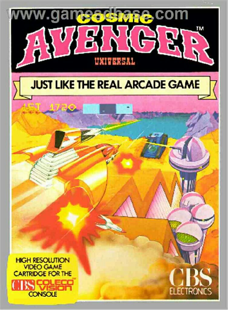 Cosmic Avenger - Colecovision video game collectible - Main Image 1
