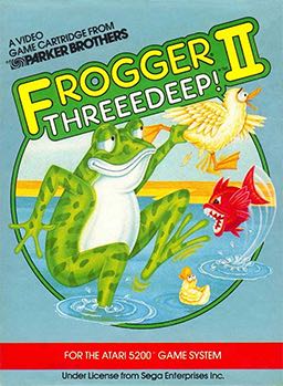 Frogger II Threedeep! - Colecovision video game collectible - Main Image 1