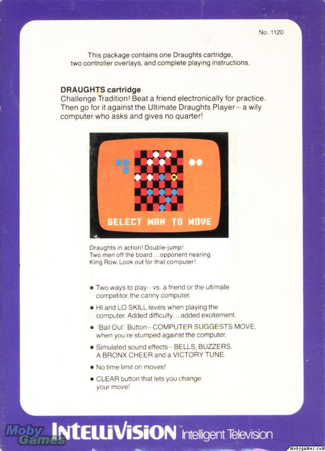 Checkers - Intellivision (Intellivision Productions) video game collectible - Main Image 2
