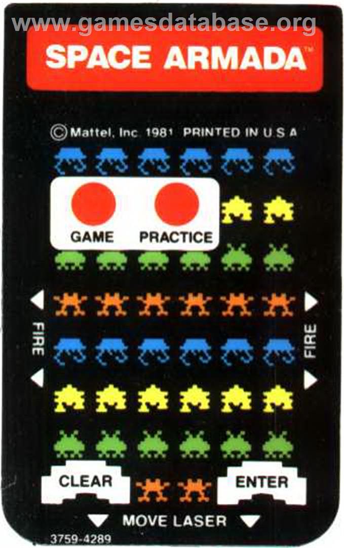 Space Armada - Intellivision (Matel Electronics) video game collectible - Main Image 3