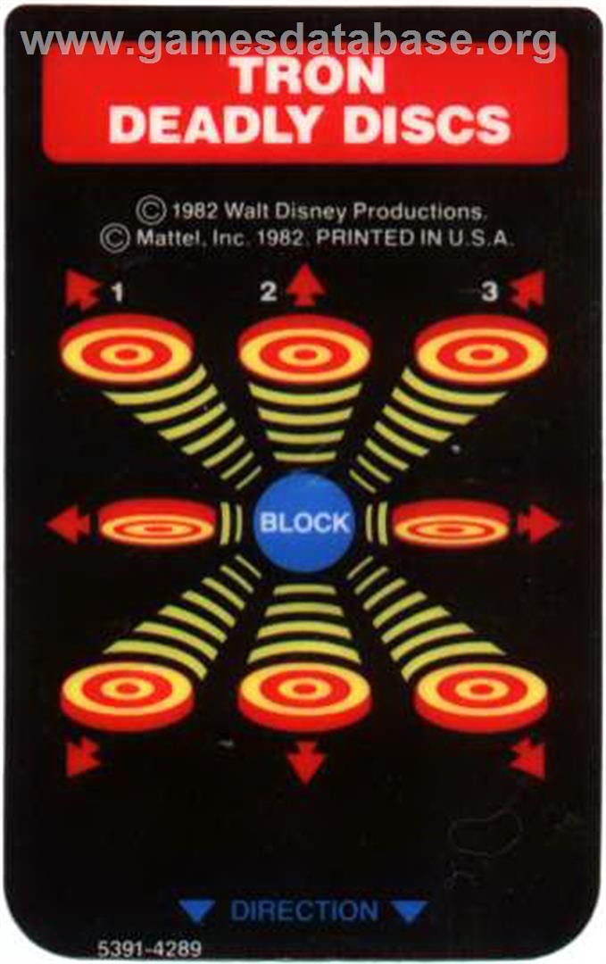 Tron: Deadly Discs - Intellivision (Matel Electronics - 2) video game collectible - Main Image 3