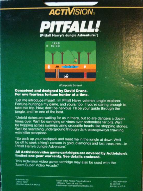 Pitfall! - Apple iOS video game collectible - Main Image 2