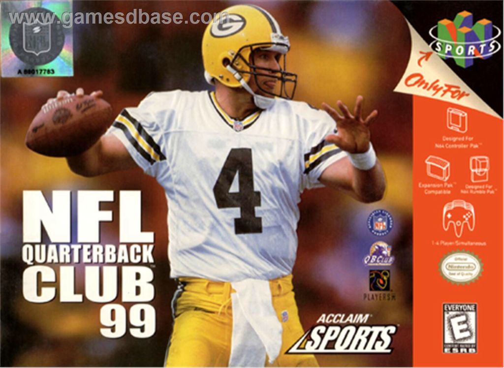 NFL Quarterback Club 99 - Nintendo 64 (N64) (Acclaim) video game collectible - Main Image 1
