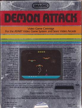 Demon Attack - Atari 2600 video game collectible - Main Image 2