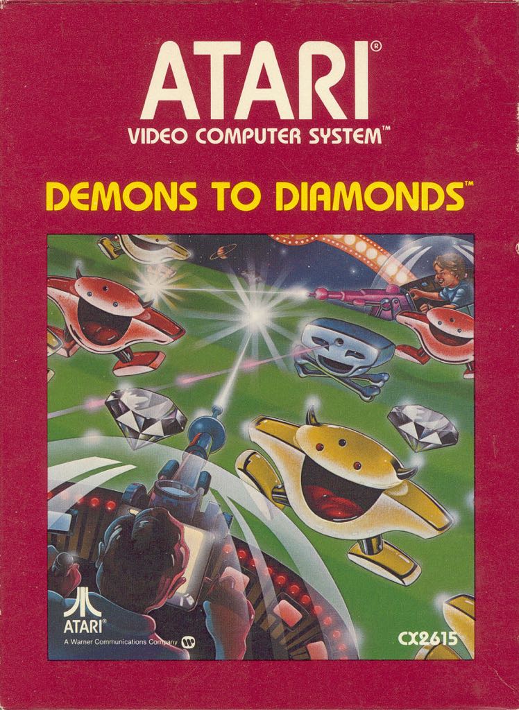 Demons To Diamonds - Atari 2600 video game collectible - Main Image 1