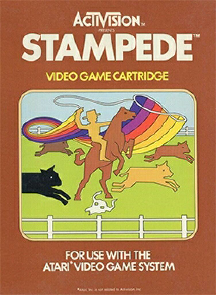 Stampede - Atari 2600 video game collectible - Main Image 1