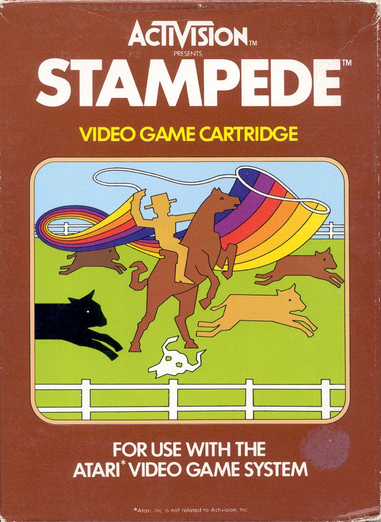 Stampede - Atari 2600 video game collectible - Main Image 1