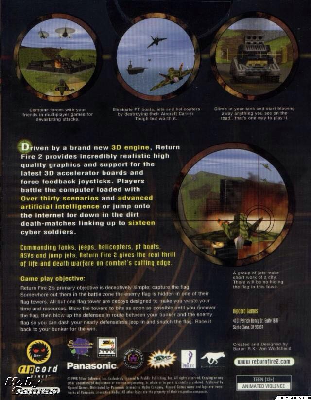 Return Fire 2 - PC (Ripcord Games) video game collectible - Main Image 2