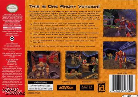 Quake II (Cart Only) - Nintendo 64 (N64) (Activision - 4) video game collectible [Barcode 047875103801] - Main Image 2