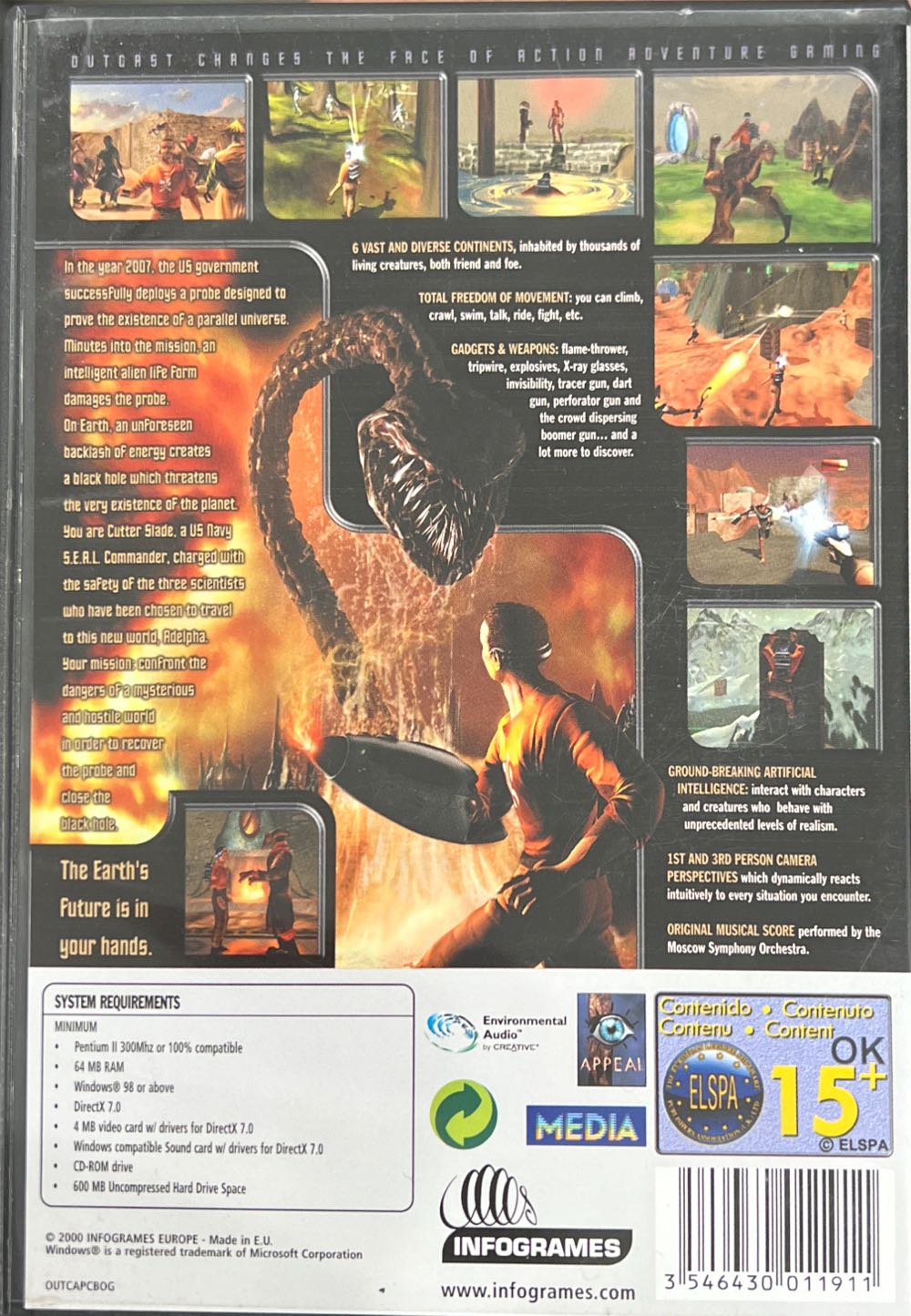 Outcast - PC (1) video game collectible [Barcode 3546430011911] - Main Image 2