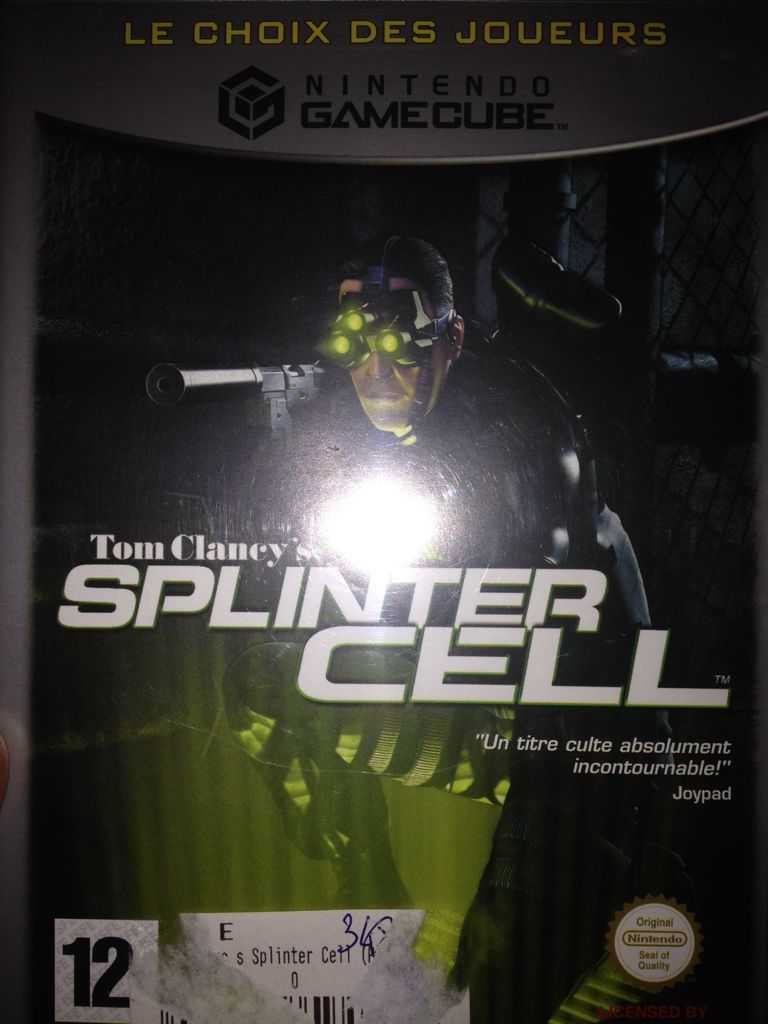 Tom Clancy’s - Splinter Cell (le Choix Des Joueurs) - Nintendo GameCube video game collectible [Barcode 3307210176424] - Main Image 1