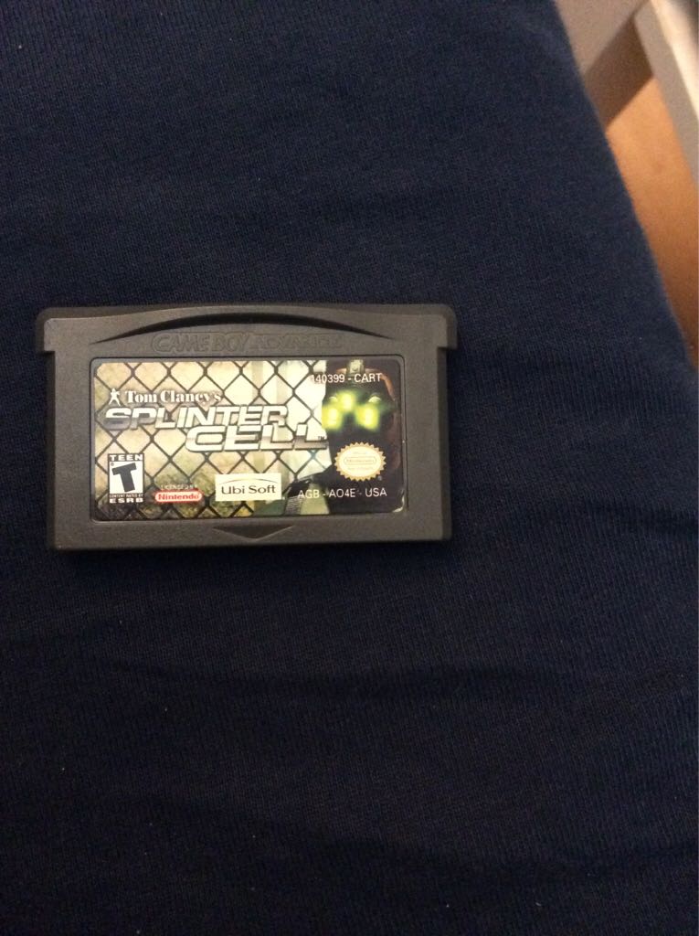 Tom Clancy’s Splinter Cell - Nintendo Game Boy Advance (GBA) video game collectible - Main Image 1