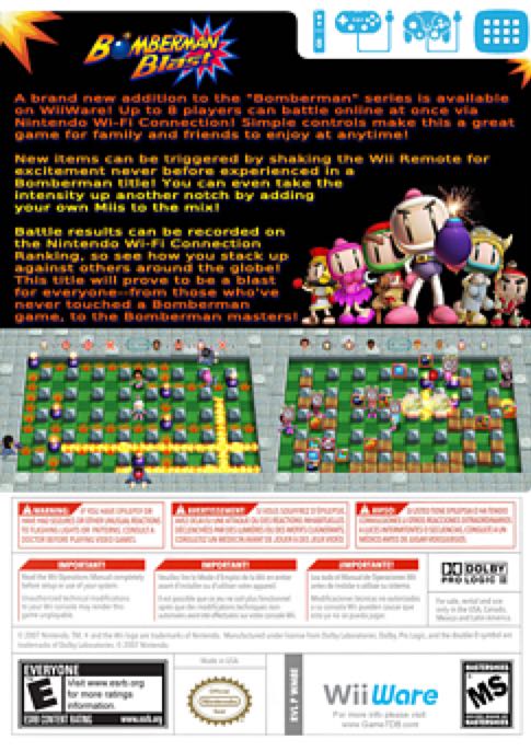 Bomberman Blast - Nintendo Wiiware video game collectible - Main Image 2