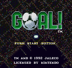 Goal! - Nintendo Super Nintendo Entertainment System (SNES) (Jaleco - 2) video game collectible [Barcode 032264700044] - Main Image 2