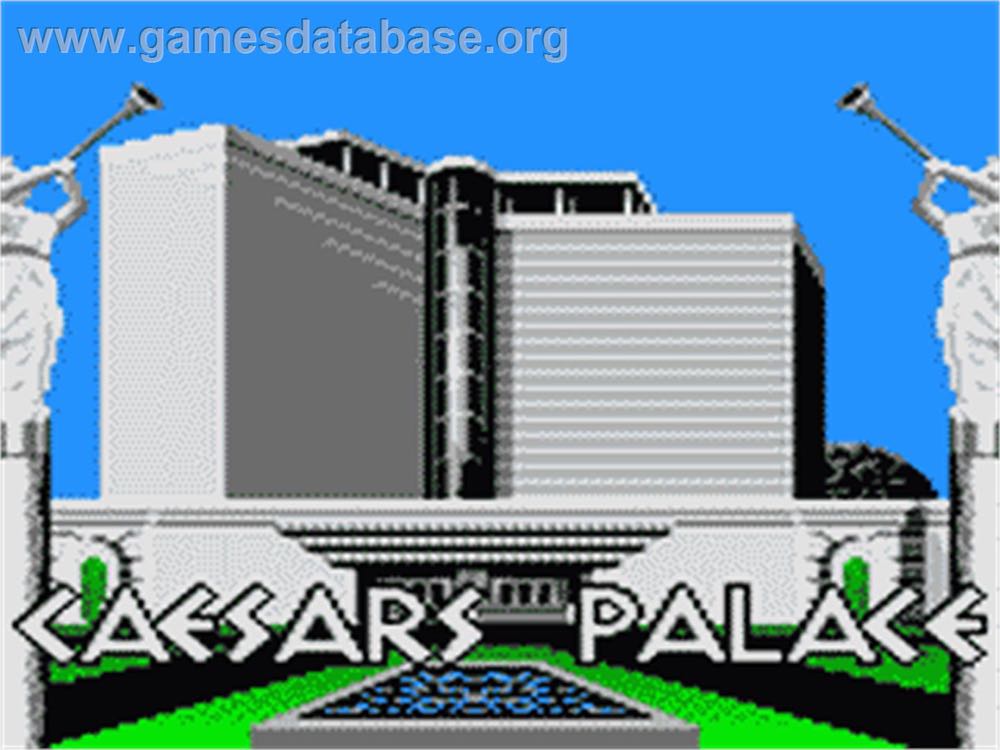 Caesars Palace - Sega Game Gear (Sega - 1) video game collectible [Barcode 096427012405] - Main Image 3