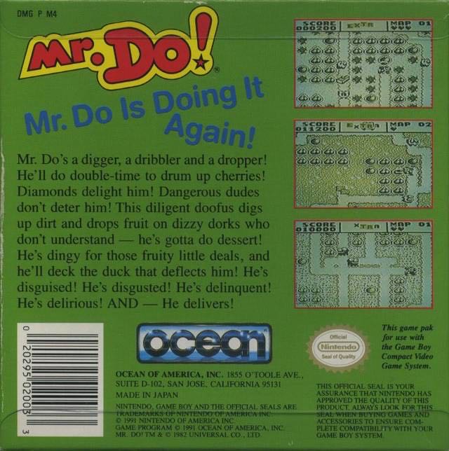 Mr. Do! - Nintendo Game Boy video game collectible - Main Image 2